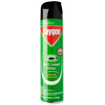 Baygon Multi Insect Killer - Maximum Killing Action 600ml